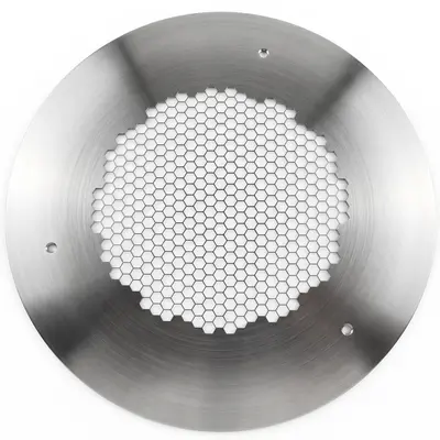 碟形六角蜂窝孔栅极 — 高开孔率蚀刻