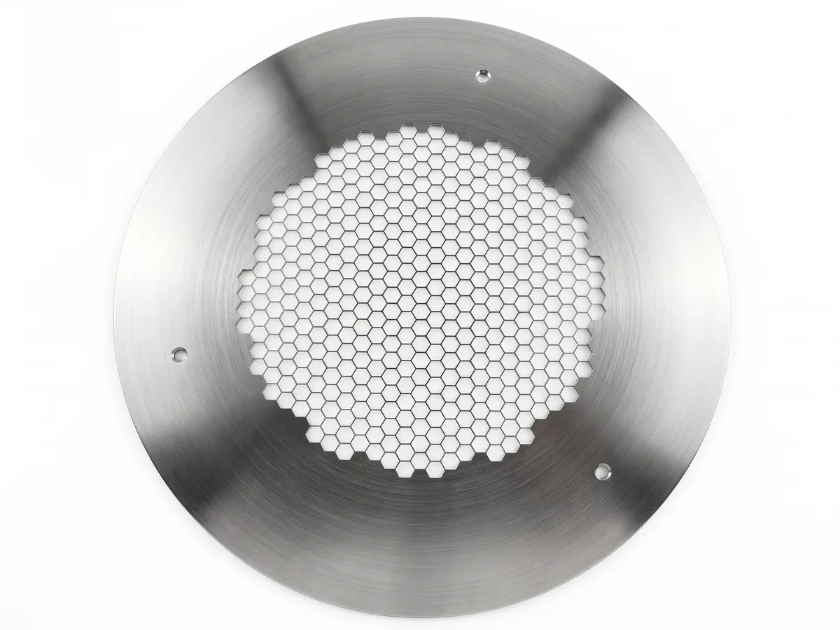 碟形六角蜂窝孔栅极 — 高开孔率蚀刻