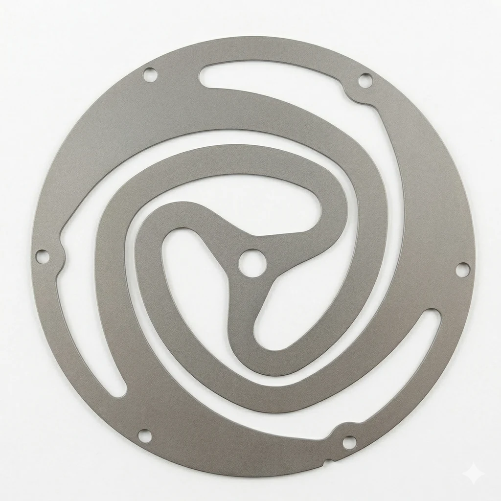 不锈钢蚀刻弹簧片（三叶涡旋结构）