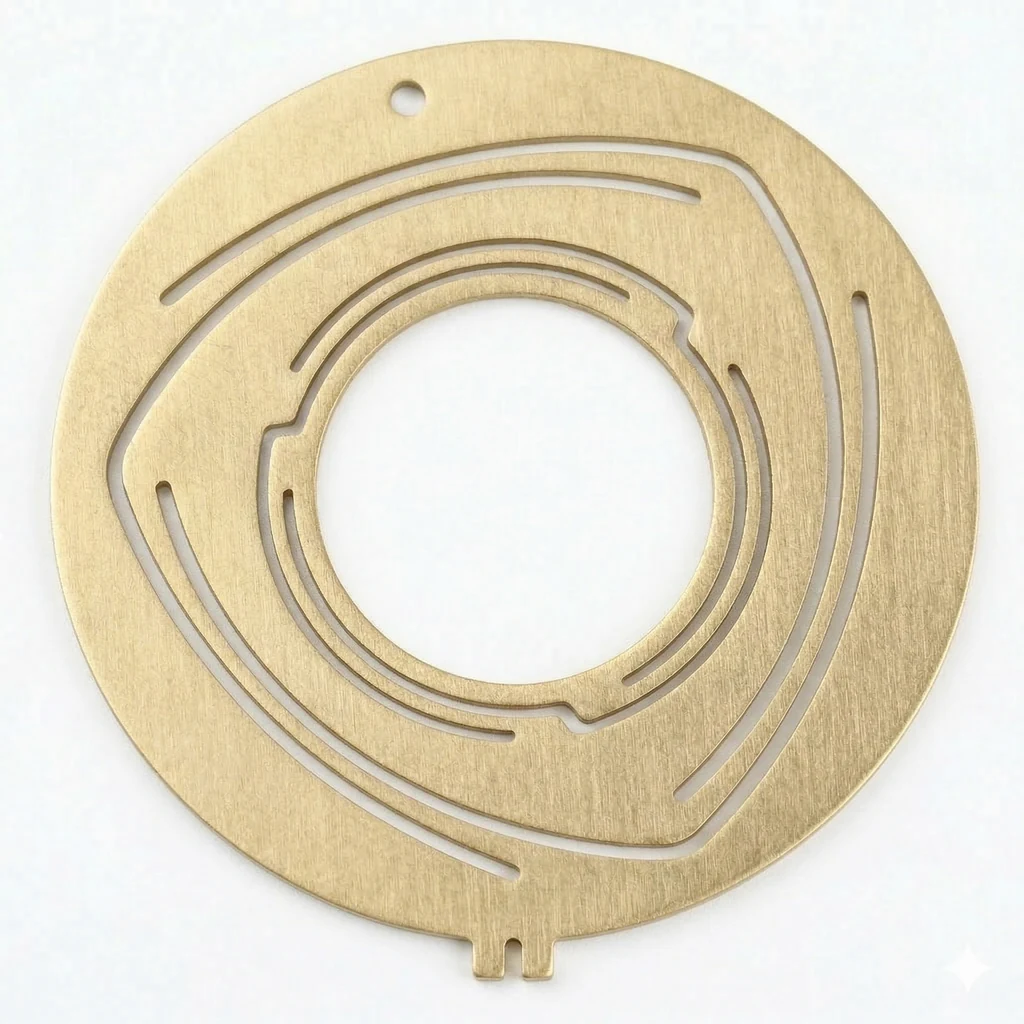 黄铜蚀刻弹簧片（涡旋轮廓）