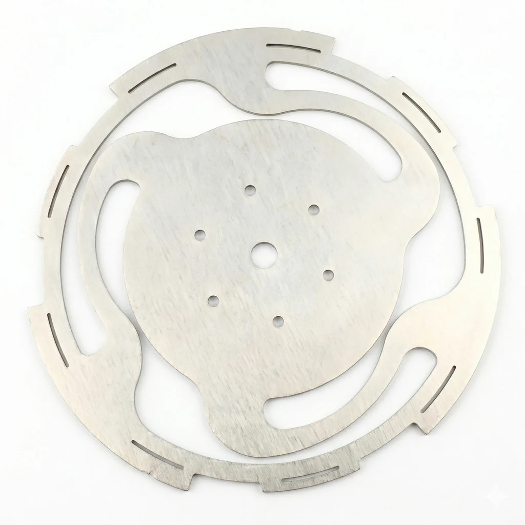 不锈钢蚀刻弹簧片（三叶形带槽结构）